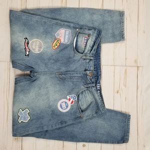 COTTON ON The Boyfriend Patch Jeans Size 6